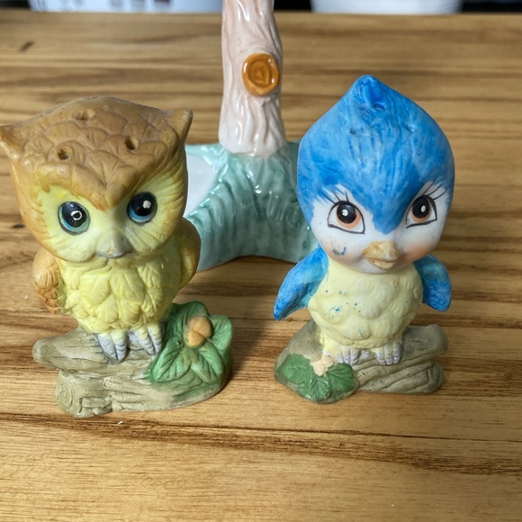 Vintage owl/bird salt & pepper shaker set - Picture 2 of 5